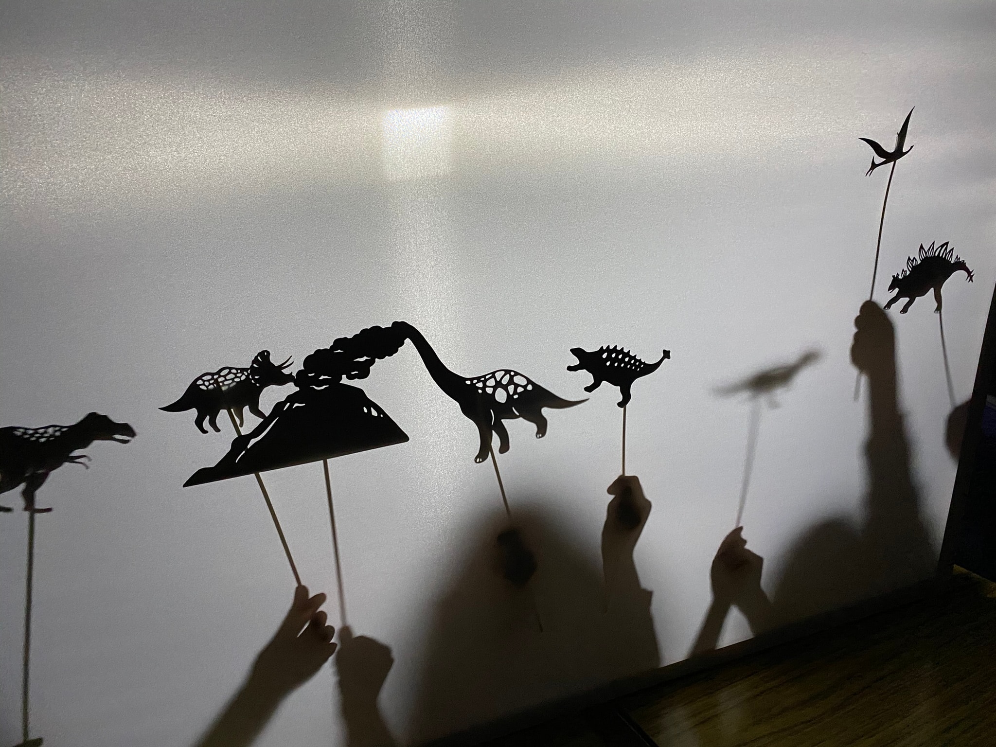 Puppet show performance on stage